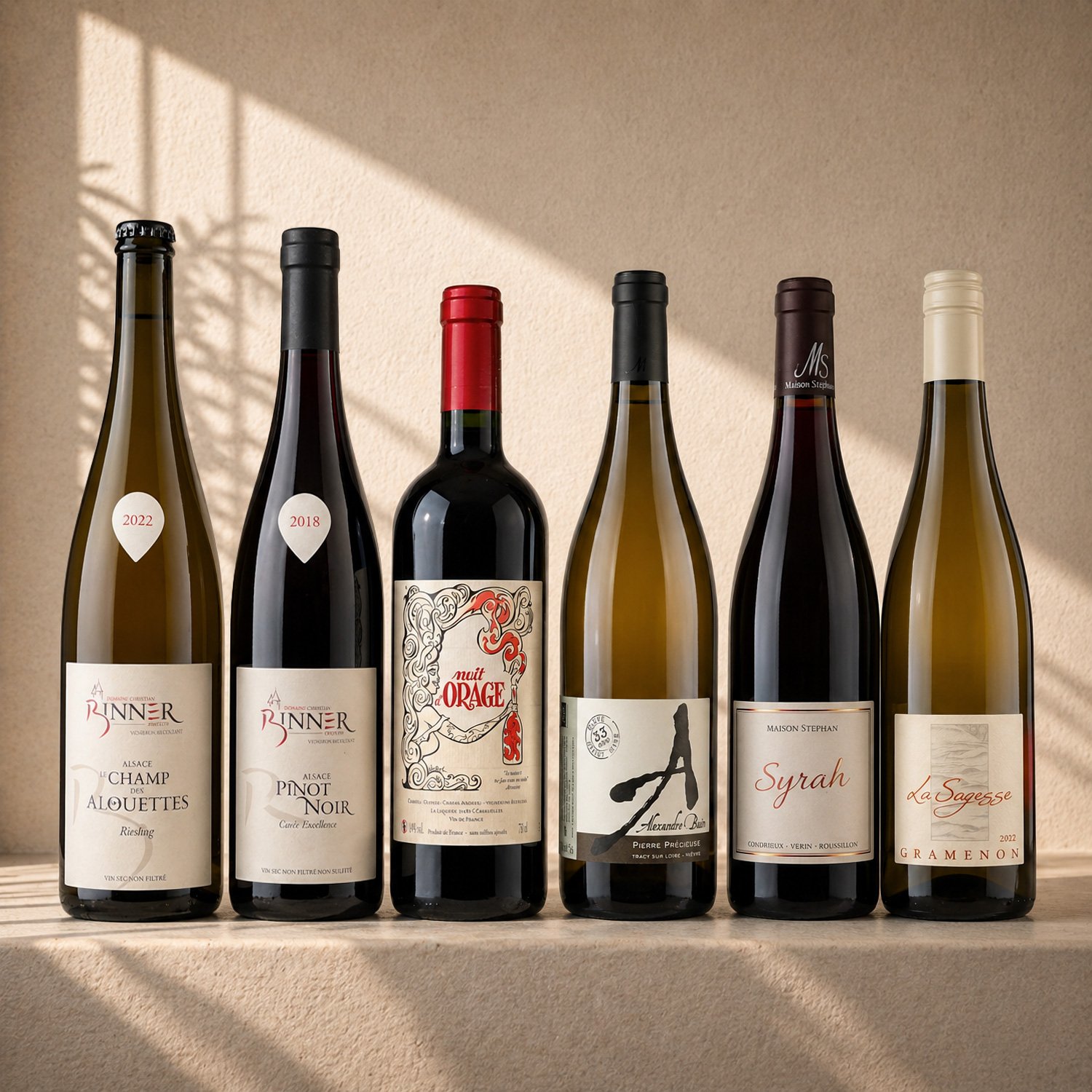 Casier 4 de vins naturels – sélection de 6 bouteilles pour une première exploration du vin vivant